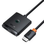 Adaptateur coupleur HDMI Baseus AirJoy 2in1 4K 60 Hz noir (B01331105111-01)