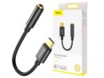 Baseus Adaptateur L54 USB-C vers jack audio 3,5 mm noir (CATL54-01)