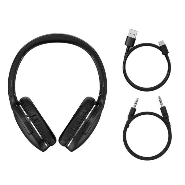 Écouteurs Baseus Encok bluetooth headphone D02 Pro, Noir et blanc (NGTD010301)