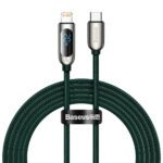 Baseus Câble charge rapide Display Type-C vers lightning iphone 20W 2m vert CATLSK-A06