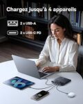 Baseus Blade H1 20 000 mAh – Charge ultra rapide 100 W avec écran digital – Multi‑ports USB‑C & USB‑A –ultra rapide Noir (PPBL000301) Disponible à Abidjan, Côte d’Ivoire