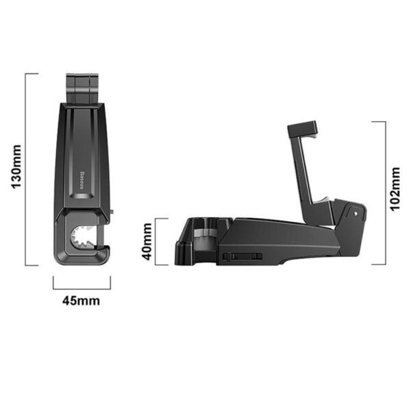 Baseus support de telephone de vehicule pour siege arriere appui tete SUHZ-A01