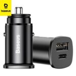 Chargeur de voiture rapide Baseus 30W USB QC4.0+ et USB-C PD 3.0 CCALL-AS01