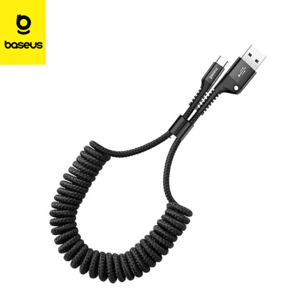 Baseus Câble charge rapide Fish Eye USB / Lightning 1M 2A noir (CALSR-01)