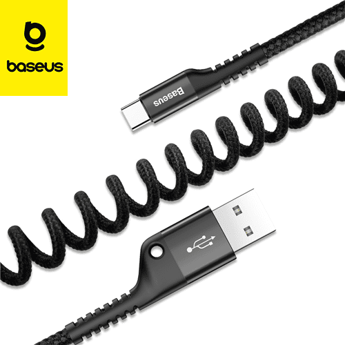 Baseus Câble charge rapide Fish Eye USB / Lightning 1M 2A noir (CALSR-01)