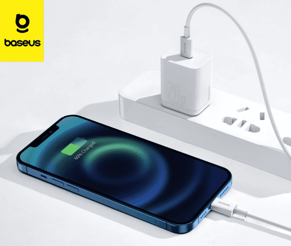 Câble Baseus USB-C vers Lightning, 20W, PD, 2m (CATLYS-C02)