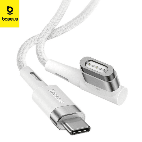 Baseus  Câble pour PC portable Macbook Type-C vers port L 60W 2m Blanc CATXC-W02