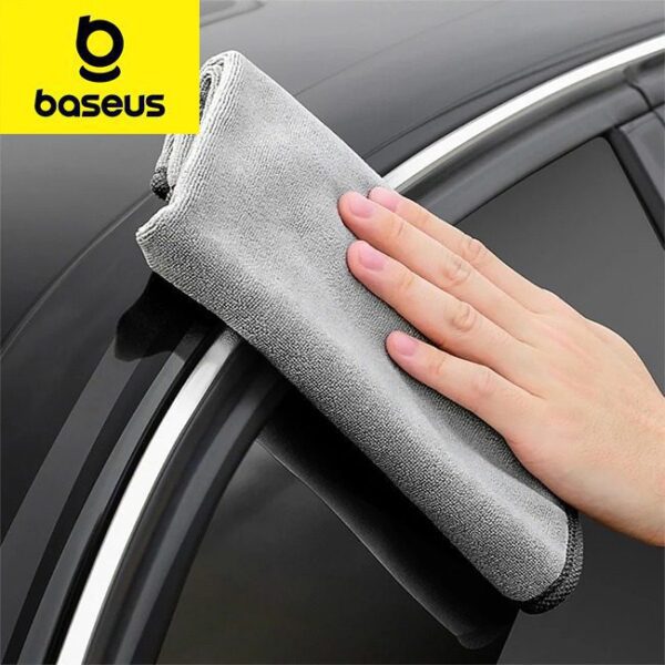 Baseus – serviette de nettoyage de voiture en microfibre, soins de polissage, séchage, en peluche épaisse CRXCMJ-0G