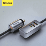 Baseus chargeur allume cigare Together 3xUSB/1xUSB Type C 120W gris CCBT-A0G