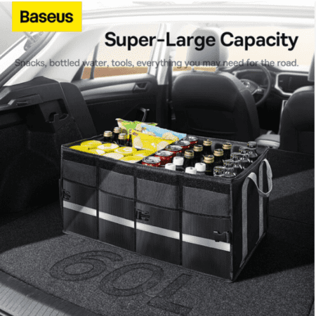 Caisse de rangement pour coffre de voiture Baseus 60 litres noir (C20256501111-00)