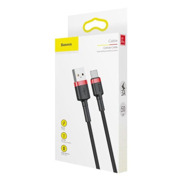 Baseus cable cafule USB-C/Type C 3m (CATKLF-U91)