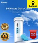 Tablettes effervescentes eau bleu Baseus Auto Glass Cleaner Blanc CRBLS-02