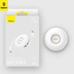 Baseus cable magnetique 3in1 charge rapide retractable 20W BLANC (CAMLC-02)