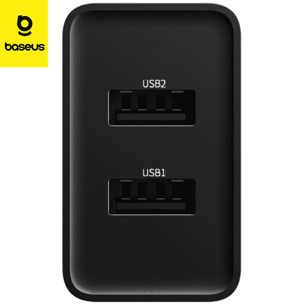 CCFS-R01 – Adaptateur chargeur mural Baseus 2x USB 2.1A 10,5W noir