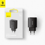 Chargeur rapide Baseus USB Type C/2x USB 30W 3A noir CCXJ-E01