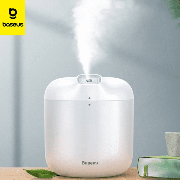 Désodorisant humidificateur Baseus Elephant 2en1 + lampe LED blanc (DHXX-02)