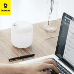 Désodorisant humidificateur Baseus Elephant 2en1 + lampe LED blanc (DHXX-02)