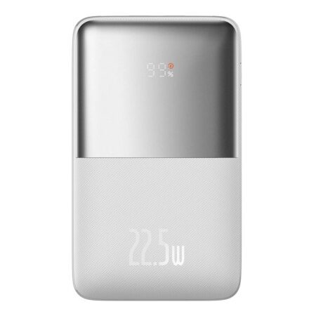 Powerbank à charge rapide Baseus Bipow 20000 mAh 22,5 W blanc (PPBD040302)