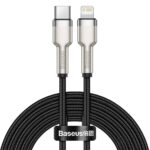 Baseus Cable cafule ultra rapide 20W Type-C viers Lightning 2 m noir (CATLJK-B01)