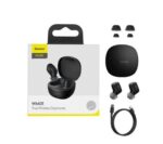 Casque sans fil Baseus Encok TWS Bluetooth 5.3 noir (WM01)(NGTW240001)