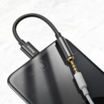 Baseus Adaptateur L54 USB-C vers jack audio 3,5 mm noir (CATL54-01)