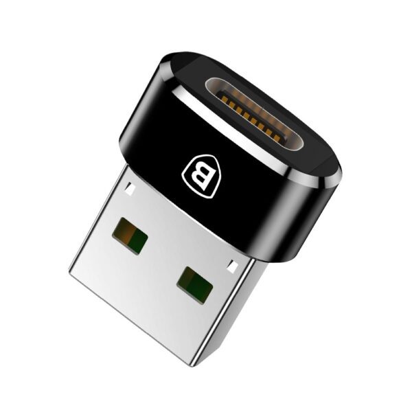 Adaptateur Baseus de USB Type-C vers USB noir (CAAOTG-01)