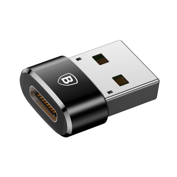 Adaptateur Baseus de USB Type-C vers USB noir (CAAOTG-01)