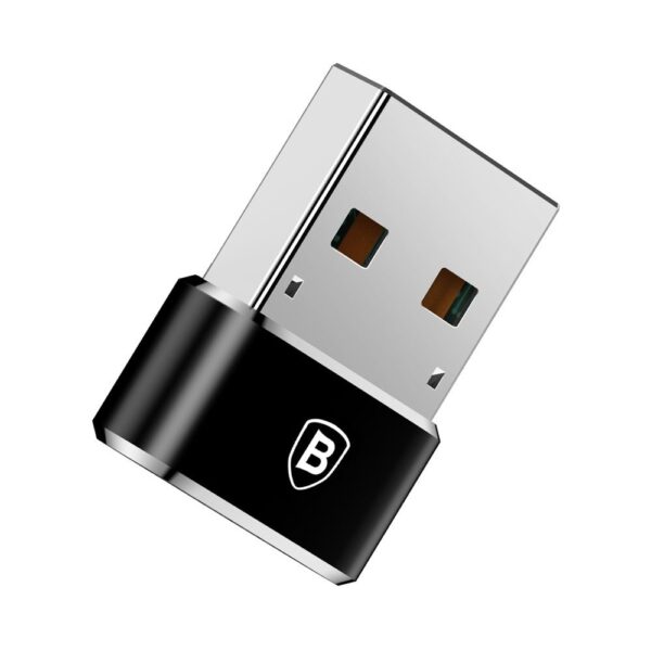 Adaptateur Baseus de USB Type-C vers USB noir (CAAOTG-01)