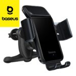 Support de téléphone solaire Baseus bouche d'aération noir SUZG000001