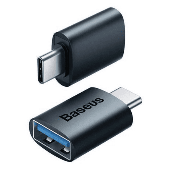 Baseus Adaptateur Mini OTG Type-C/USB-A Noir (ZJJQ000001)