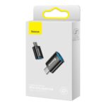 Baseus Adaptateur Mini OTG Type-C/USB-A Noir (ZJJQ000001)