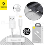 Baseus cable wisdom 02 pieces 1,5m BLANC (TZCALZJ-02)