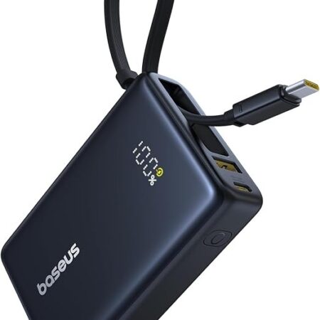 Powerbank Baseus Picogo 45 W 10 000 mAh (câble intégré)