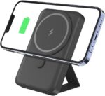 Powerbank à charge rapide sans fil Baseus MagPro 5000 mAh PD 20 W avec support magnétique - Noir