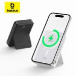 Powerbank à charge rapide sans fil Baseus MagPro 5000 mAh PD 20 W avec support magnétique - Noir