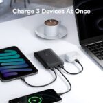Powerbank à charge rapide sans fil Baseus MagPro 5000 mAh PD 20 W avec support magnétique - Noir