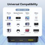 Powerbank à charge rapide sans fil Baseus MagPro 5000 mAh PD 20 W avec support magnétique - Noir