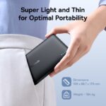 Powerbank à charge rapide sans fil Baseus MagPro 5000 mAh PD 20 W avec support magnétique - Noir