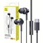 Écouteurs filaires Baseus Encok C17 USB-C – Qualité audio HD, microphone intégré, confort et design élégant – Idéal pour smartphones, tablettes et PC. A00164300113