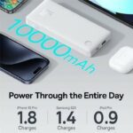 Baseus AirPow Lite 10 000 mAh 15W – Power Bank compacte avec ports Type‑C et USB‑A – blanc Disponible à Abidjan, Côte d’Ivoire – Livraison rapide.