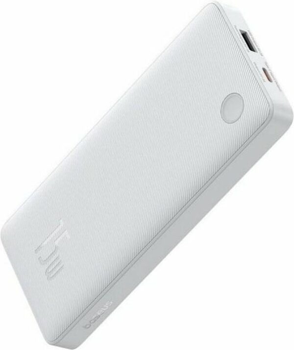 Baseus AirPow Lite 10 000 mAh 15W – Power Bank compacte avec ports Type‑C et USB‑A – blanc Disponible à Abidjan, Côte d’Ivoire – Livraison rapide.