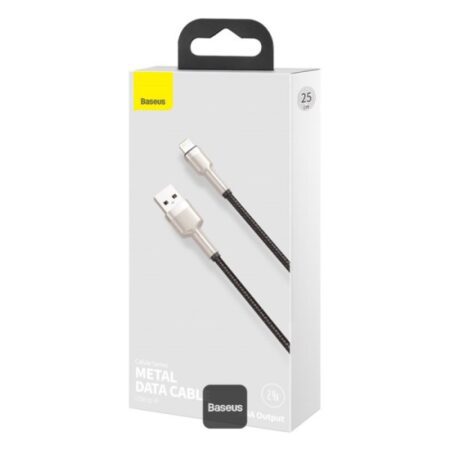 Câble Baseus Cafule Series – USB vers Lightning – 2.4A – 25 cm
