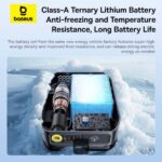 Baseus Primetrip Super Energy 4-en-1 – Booster de batterie voiture 1200A avec compresseur, power bank et lampe
