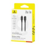 Câble Baseus Silky Series Type-C vers Lightning 20W – Charge Rapide iPhone – 1 mètre P10377700113-00