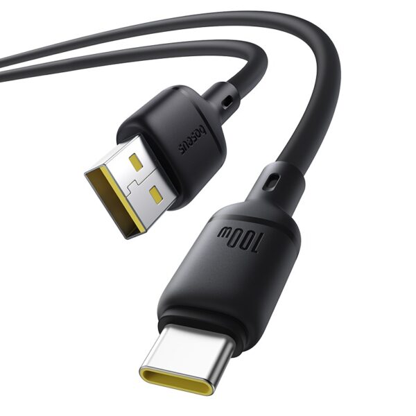 Câble Baseus Silky Series USB vers Type-C 100W – 2 m – Noir – Cluster Edition P10377703113-01
