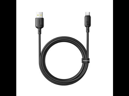 Baseus Silky Series – Câble de Charge USB-A vers Type-C 100W – 2m | Noir Ultra-Souple P10377703113-01