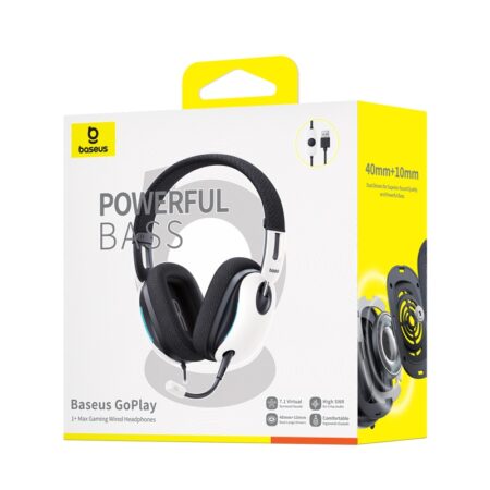 Casque Gaming Filaire Baseus GoPlay 1 Max – USB-A | Son Surround 7.1 – Noir A00181003213-00