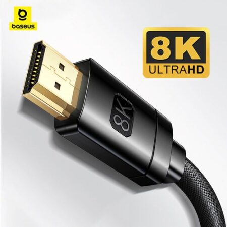 Câble HDMI 8K Baseus 1m CAKGQ-J01 – Ultra HD 4K/8K Haute Vitesse | Abidjan Côte d’Ivoire