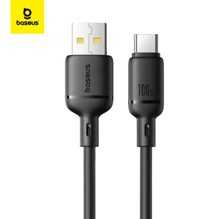 Câble USB-A vers USB-C Baseus Silky Series 100W Original 2m – Charge Rapide Ultra Souple | Disponible à Abidjan Livraison Rapide