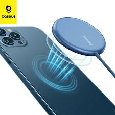 Chargeur Sans Fil Magnétique Baseus Qi 15W Mini Original – Recharge Rapide iPhone & Android | Disponible à Abidjan Livraison Rapide